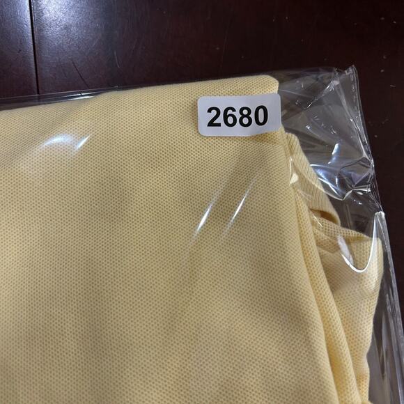 Izod Club‎ Polo Men S Yellow Short Sleeve Collared Polo Shirt Preppy Nerdy NEW - Picture 13 of 13